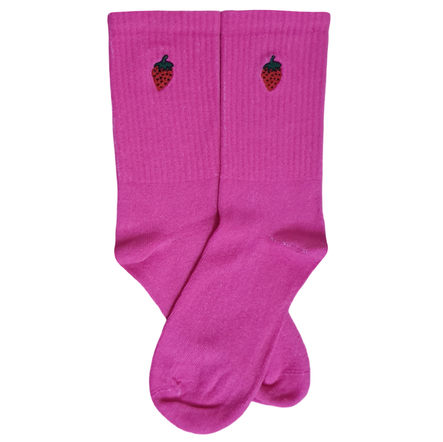 Strawberry Embroidered