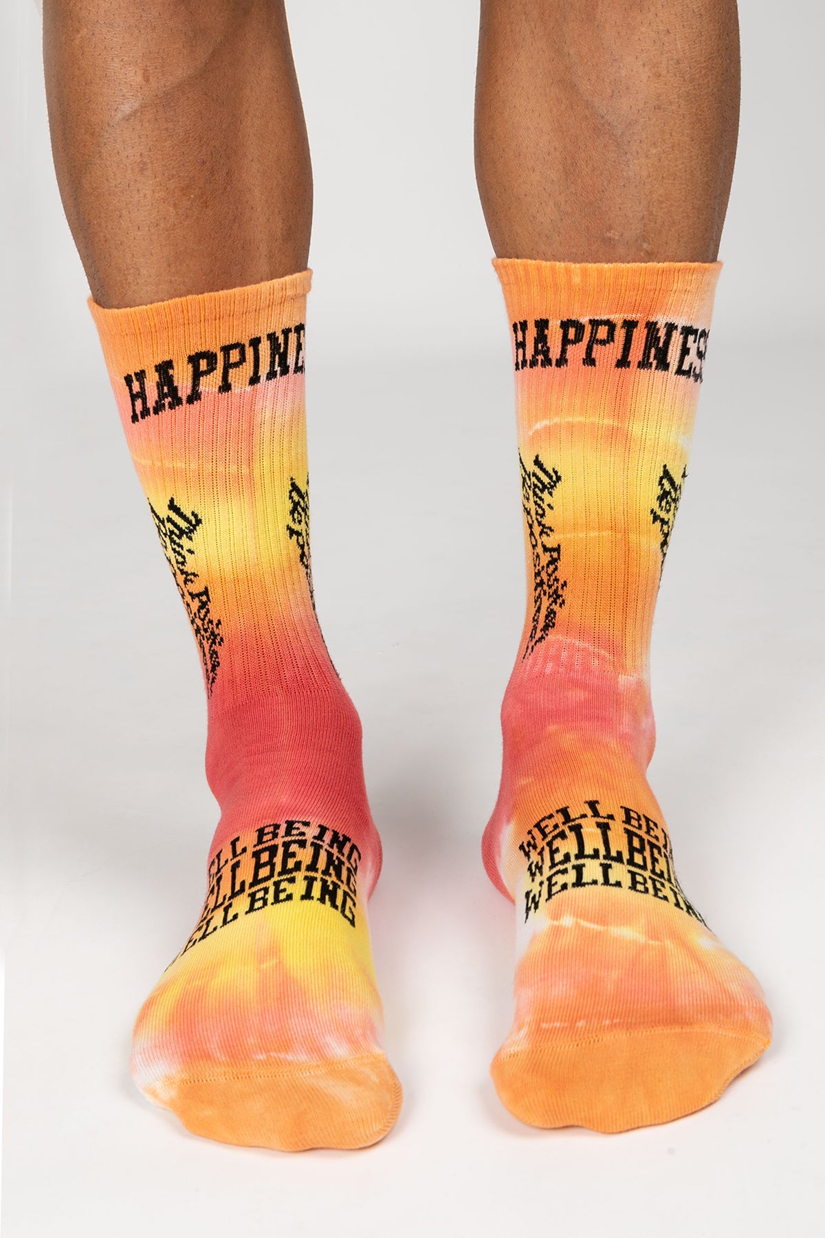 Tie Dye Tennis Socks - Be Positive