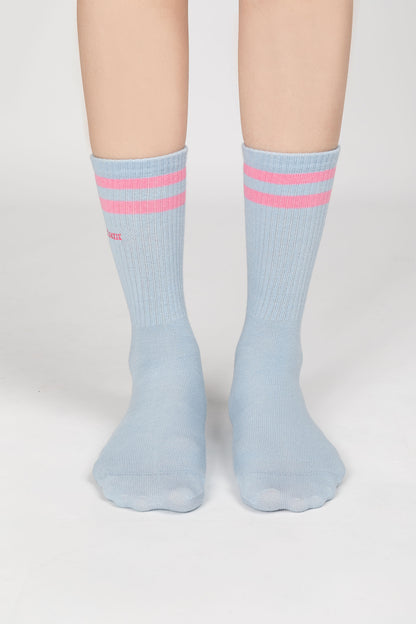 Tennis Socks - Rainbow 3 - Blue