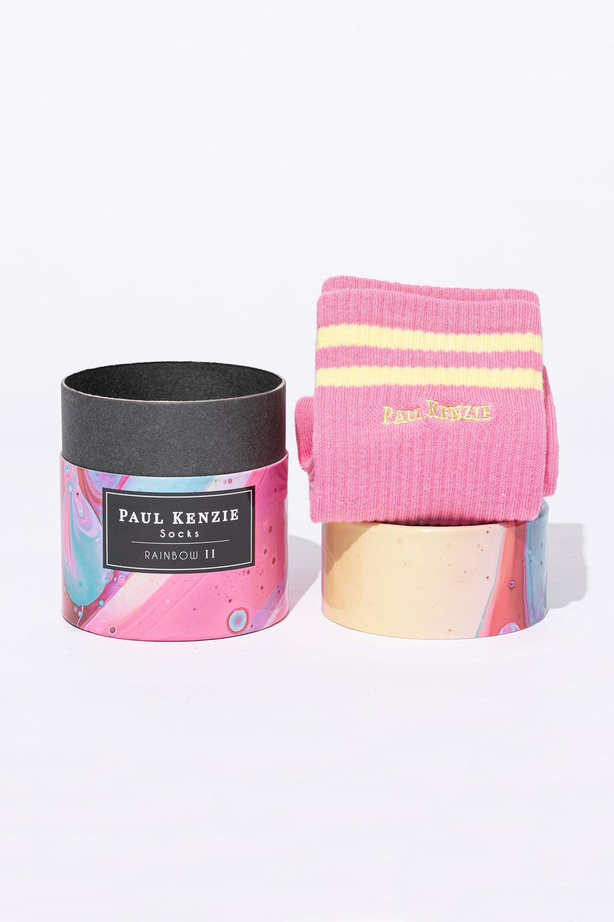 Tennis Socks - Rainbow 2 - Pink