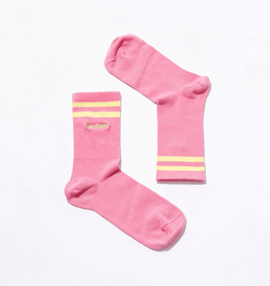 Tennis Socks - Rainbow 2 - Pink
