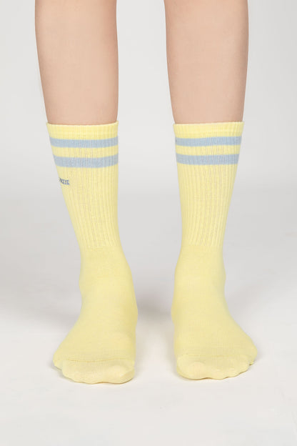 Tennis Socks - Rainbow 1 - Yellow