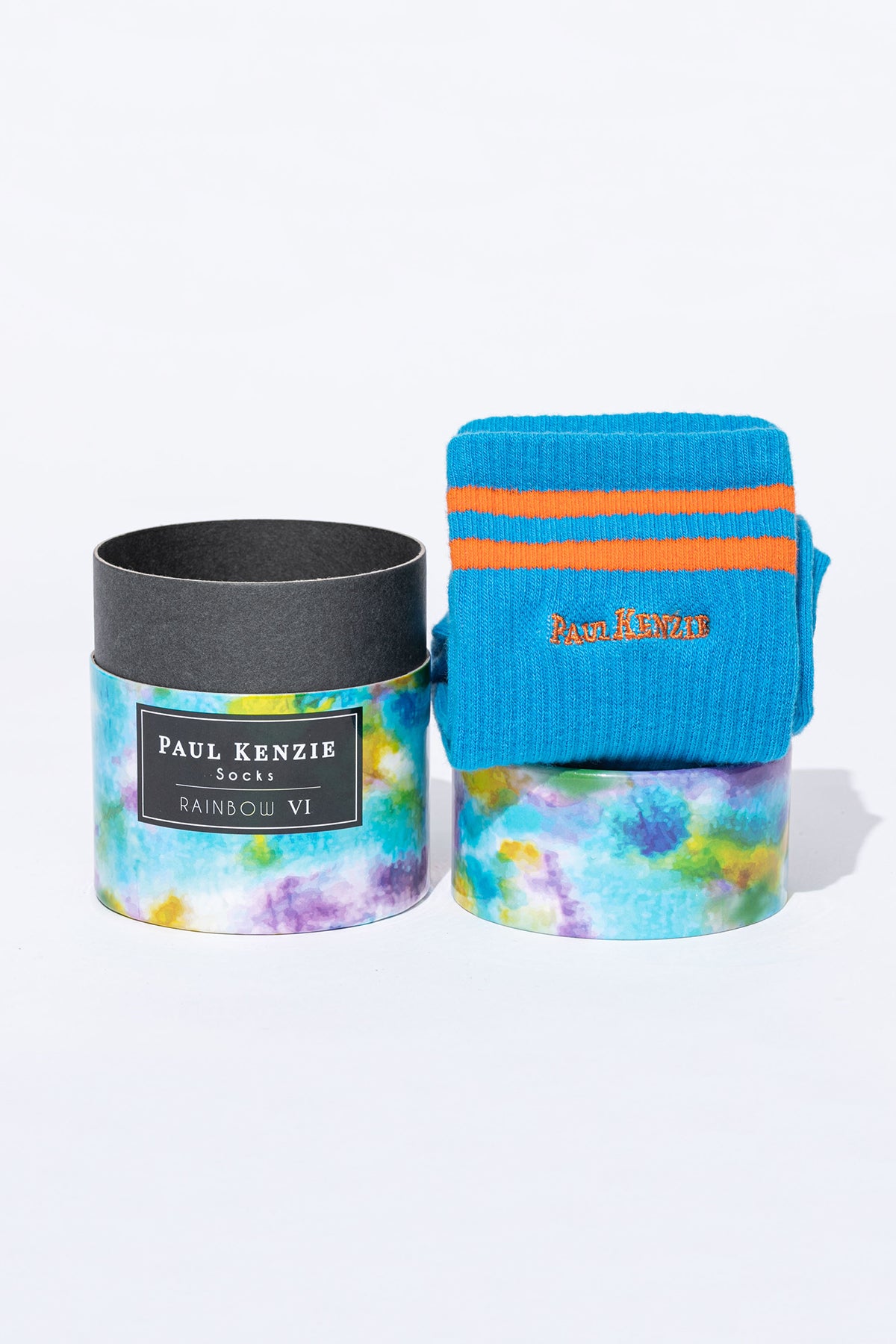 Tennis Socks - Rainbow 6 - Blue