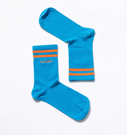 Tennis Socks - Rainbow 6 - Blue
