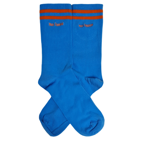 Tennis Socks - Rainbow 6 - Blue