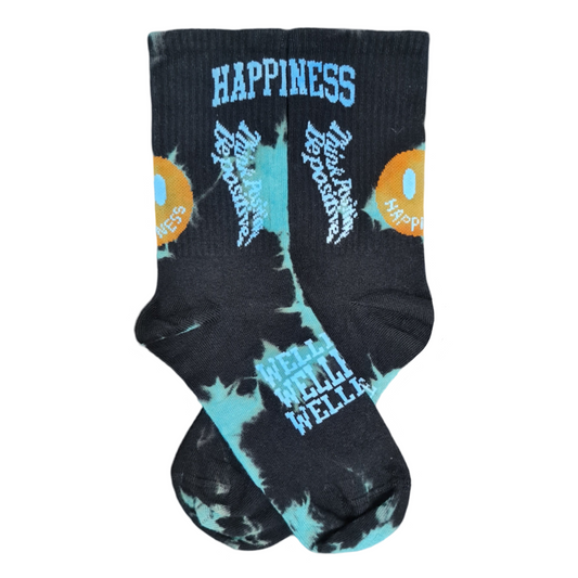 Tie Dye Tennis Socks - Mist