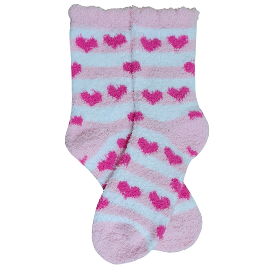 Pink Hearts - Fluffy