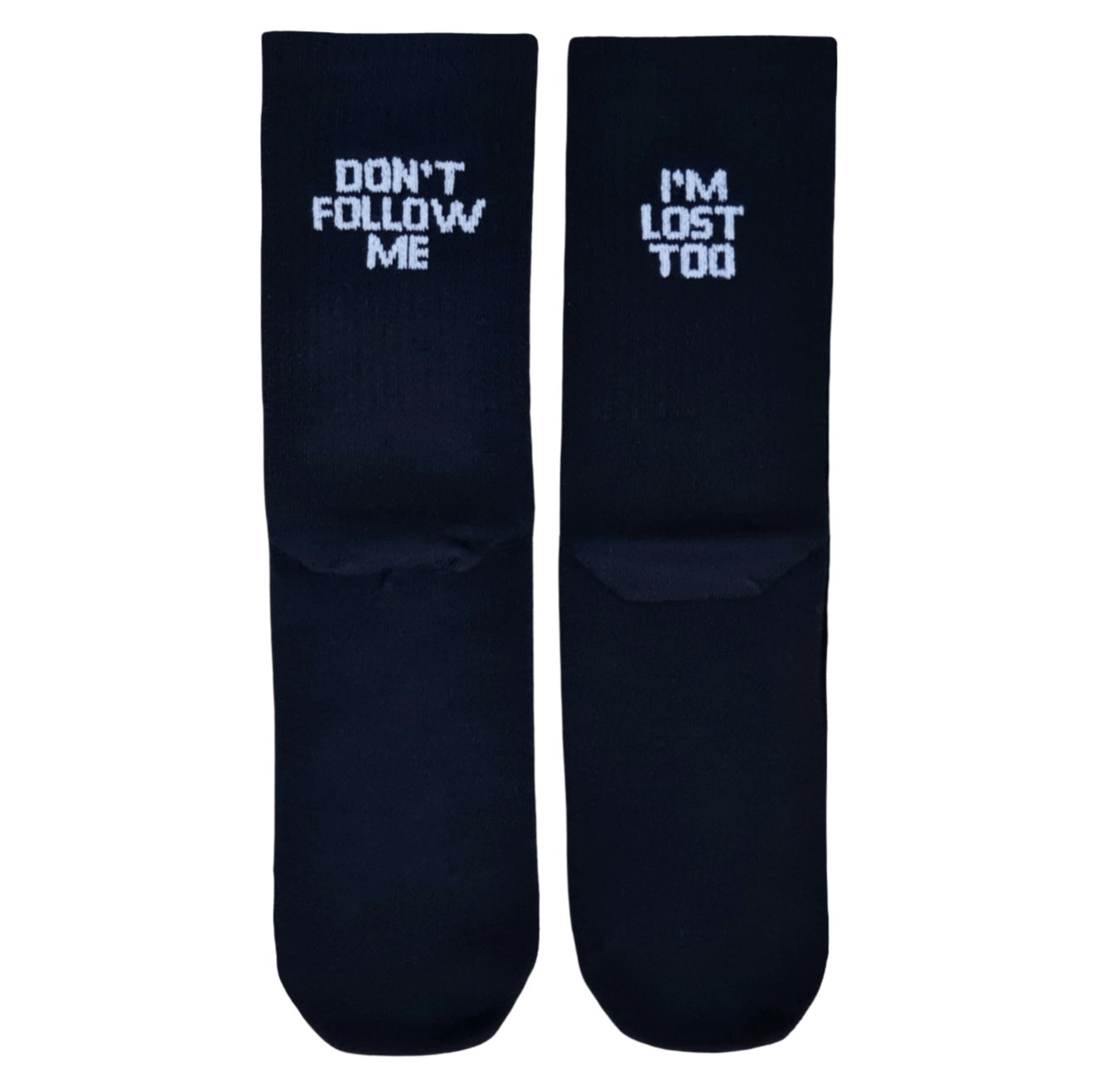DON'T FOLLOW ME - I'M LOST TOO | Black
